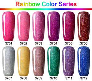 เจลทาเล็บแฟชั่นสีรุ้งยี่ห้อ Hot Brand GelArtist - Product Image 6