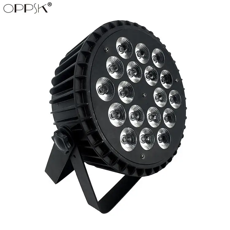 Silent Operation 18x18W 6in1 RGBWAUV LED Hex Par Light DMX Control Professional Stage Light