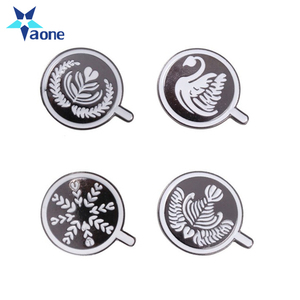 Logam kustom campuran 4 buah/<span class=keywords><strong>lot</strong></span> mode perhiasan logam Enamel cangkir kopi lencana bros Label pin - Product Image 2
