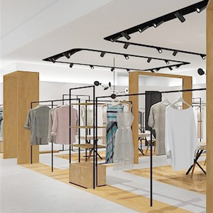 ขายปลีกเสื้อผ้าแสดง Rack ชั้นวางเสื้อผ้า Shop - Product Image 3