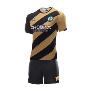 Fabrikant Gesublimeerd Voetbal Jersey Custom Blanco Gestreepte Voetbalshirts Goedkope Originele Uniformen Voetbal Groothandel