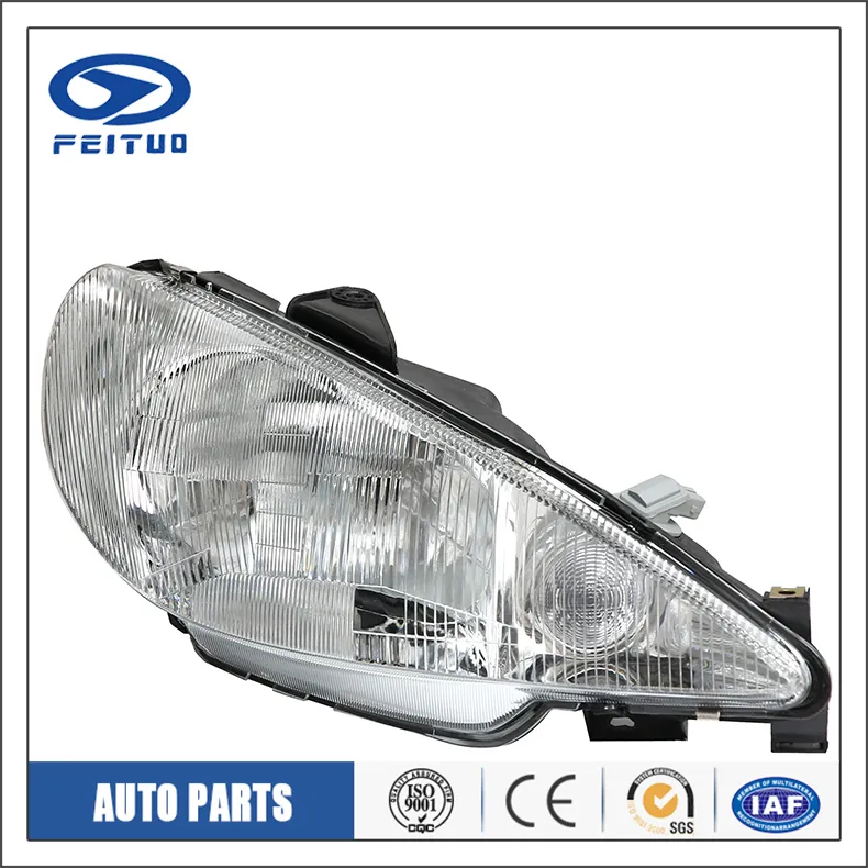 Car accessories R 6205-S7 L 6204-S7 head light for automobile For PEUGEOT 206