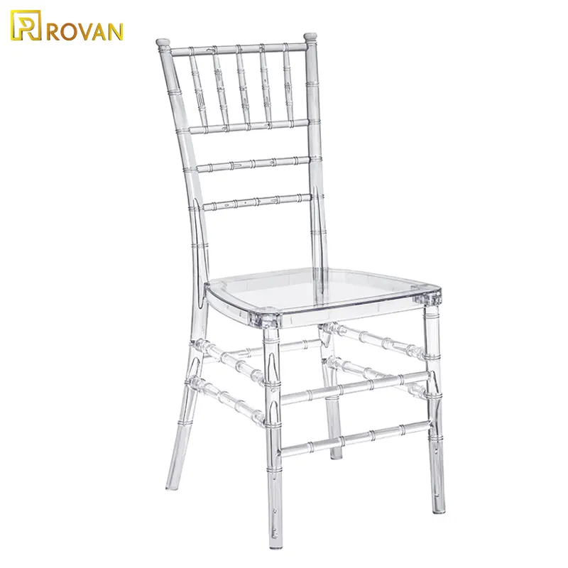 TOP 10 Cheaper wedding transparent chair and event acrylic crystal ice stacking clear resin chiavari chair