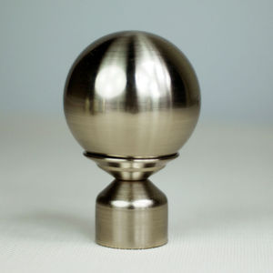 Stardeco Barres et embouts ronds <span class=keywords><strong>en</strong></span> fer + barres et embouts ronds <span class=keywords><strong>en</strong></span> fer 20 mm Embouts de rideau à boule - Product Image 4