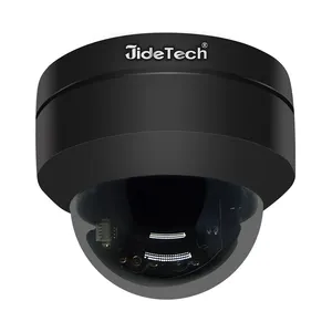 JideTech高清265 POE 1080P 2MP IP摄像机200万像素迷你圆顶PTZ云台圆顶闭路电视安全摄像机