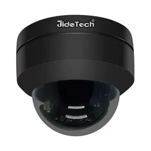 JideTech 고화질 265 POE 1080P 2MP IP 카메라 2 메가픽셀 미니 돔 PTZ 팬 틸트 돔 CCTV 보안 카메라