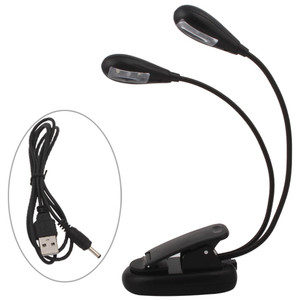 <span class=keywords><strong>Lampe</strong></span> de lecture à clip flexible à double bras USB 2, LED blanche, <span class=keywords><strong>lampe</strong></span> de livre réglable, mini <span class=keywords><strong>lampe</strong></span> de livre à clip, <span class=keywords><strong>lampe</strong></span> LED pour ordinateur portable - Product Image 5