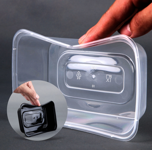 BPA Free 1500Ml Rõ Ràng Thực Phẩm An Toàn Dùng Một Lần Nhựa Hình Chữ Nhật Trái Cây <span class=keywords><strong>Container</strong></span>/Lấy Đi Rõ Ràng <span class=keywords><strong>Container</strong></span> Thực Phẩm - Product Image 5