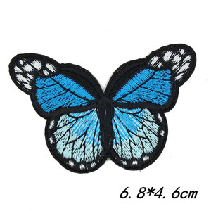 Patches personalizados apliques bordados Patch borboleta bordado bonito para roupas - Product Image 5