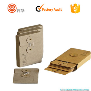 High Quality Kraft <strong>Paper</strong> Packaging Boxes Recycled <strong>Fold</strong> Custom Gift <strong>Box</strong> With String - Product Image 5