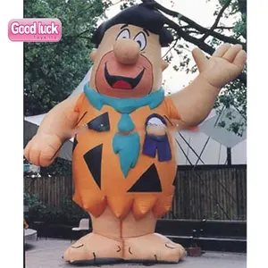 Top Rated Cartoon Fred Flintstone Model Opblaasbare Reclame