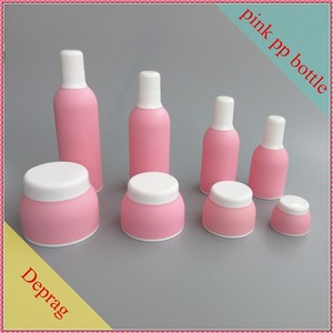 2017 nuevo estilo coreano de <span class=keywords><strong>moda</strong></span> de envases cosméticos, botellas para cosméticos rosa, 2 oz plastic cosmetic cream jar - Product Image 1