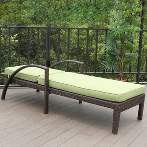 Estilo <span class=keywords><strong>de</strong></span> Italia <span class=keywords><strong>de</strong></span> mimbre al aire libre diseño playa y la piscina <span class=keywords><strong>de</strong></span> mimbre Chaise sol saliente tumbona - Product Image 4