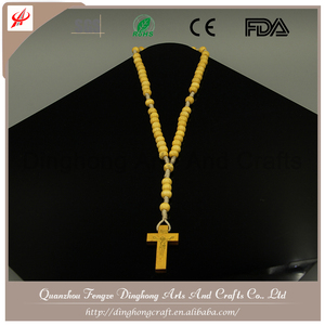 En gros Chapelets, Catholique Pas Cher Chaîne de <span class=keywords><strong>grain</strong></span> de Chapelet En Bois Perles Gland <span class=keywords><strong>Collier</strong></span> - Product Image 4