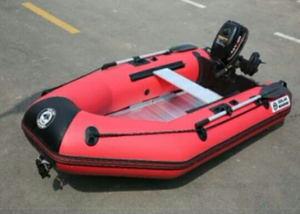 Bote inflable personalizado con motor, bote inflable plegable para pesca, río, lago - Product Image 5