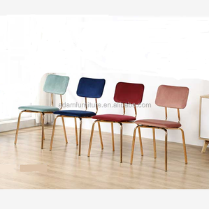 Ghế Ăn Hình Chữ <span class=keywords><strong>Z</strong></span> Chân Kim Loại Mạ Crôm PU Thời Trang - Product Image 4