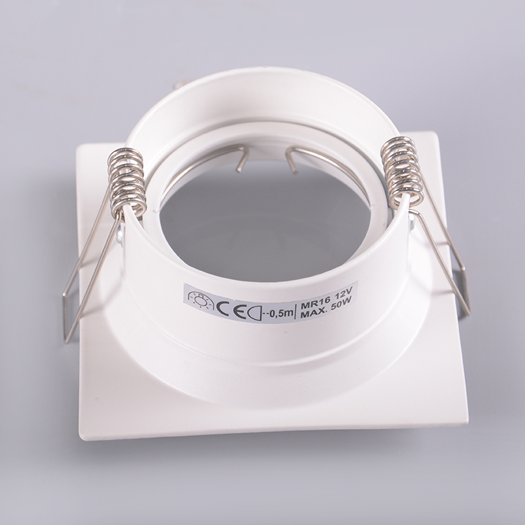 DC12V Square Cob LED Downlight Fixed Recessed LED Kitchen Ceiling Lights