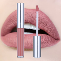 Gloss à lèvres longue tenue en gros, 70 couleurs personnalisées, marque privée, gloss à lèvres mat