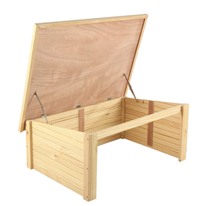 Abri de jardin en bois pour tondeuse à gazon robotisée, <span class=keywords><strong>garage</strong></span>, carport, toit incliné - Product Image 2