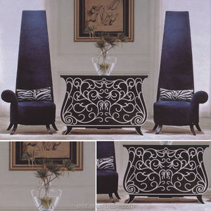 Bàn điều khiển khách sạn hiện đại hiện đại với Gương gỗ rắn đồ nội thất cao cấp cho nhập cảnh và biệt thự 30-40 ngày giao hàng - Product Image 3