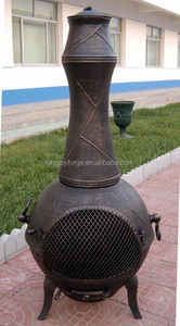 Cast outdoor ferro <span class=keywords><strong>stufa</strong></span> a legna di terracotta firepit - Product Image 3