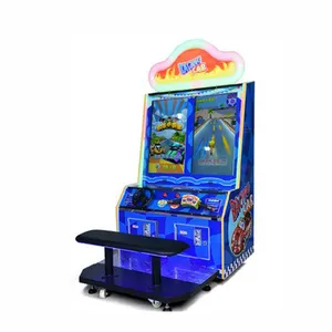 Diskon Besar Mesin Video Game Arcade Mobil Balap Anak-anak Dioperasikan Koin Olahraga Dalam Ruangan Mobil Bahagia