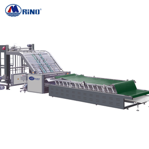 <strong>Corrugated</strong> back <strong>gauge</strong> positioning <strong>flute</strong> laminating machine full automatic rotary die cutting machine - Product Image 1