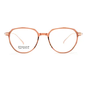 Zilead — lunettes rondes en titane pour femmes et hommes, vente en gros, accessoire de mode, verres optiques, nouvelle tendance