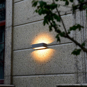 Superseptember New Design IP65 Outdoor Waterproof 6W <strong>Cube</strong> Rectangle Black White Shell up and Down Led Wall <strong>Light</strong> Exterior <strong>Light</strong> - Product Image 4