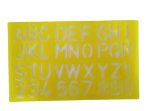 Ensemble de règles de traçage pour enfants - 5 pochoirs de lettres de l'<span class=keywords><strong>alphabet</strong></span>, règle de traçage de l'<span class=keywords><strong>alphabet</strong></span> - pochoir en plastique ABC pour enfants - Product Image 4