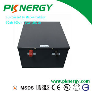 Zyklen 12 v 100ah 150ah 200ah 250ah 300ah 400ah lithium-ionen-akku lifepo4 solar akku - Product Image 2
