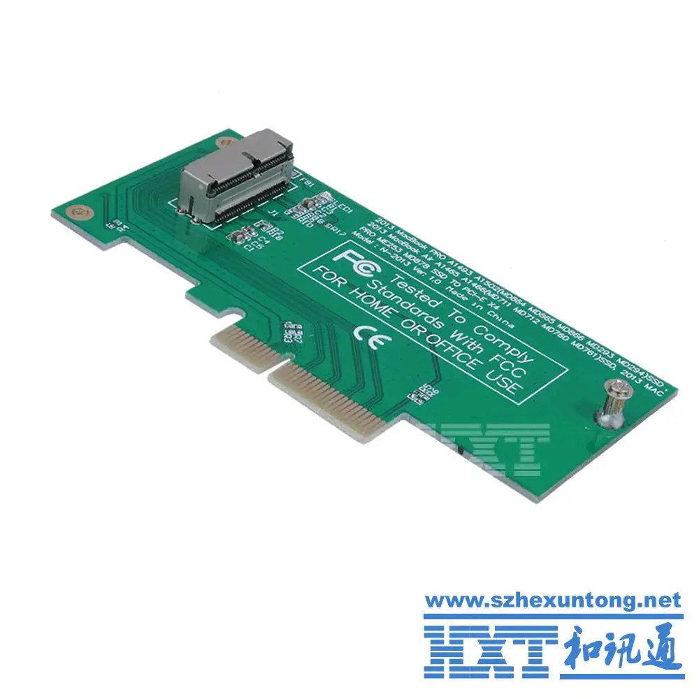 2013 2014 2015 mbp mba A1465 A1466 A1502 A1398 ME253 MD878 MGX72 MGX82 MGX92 MGXA2 MGXC2 ssd için pcie x4 adaptörü dönüştürücü kartı