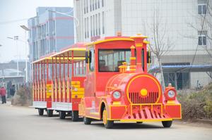 Op Maat Gemaakte Elektrische Ongebaande Toeristische Sightseeing Passagierstrein Te Koop - Product Image 3