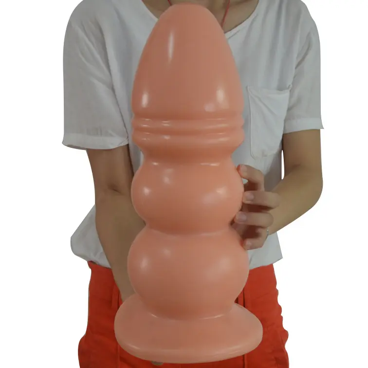 FAAK 36cm*12.7cm Huge and thick dildo Tower model giant anal plug High simulation high pleasure in mental and physical