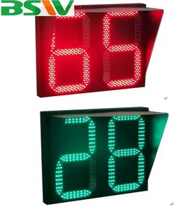 Countdown Digital Display Signal Lamp Of Traffic Light