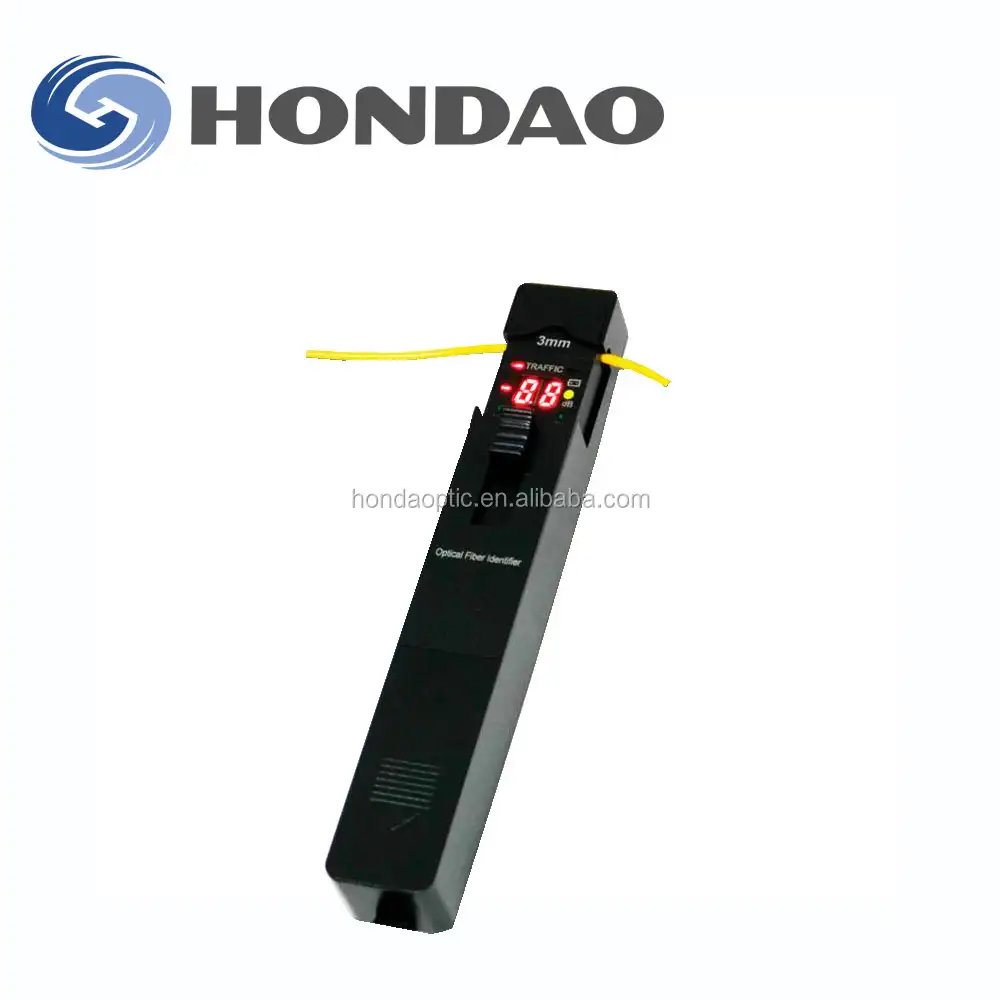HD4016A de fibra óptica identificador Cable Detector con LED/fibra de señal identificador/cable de fibra de