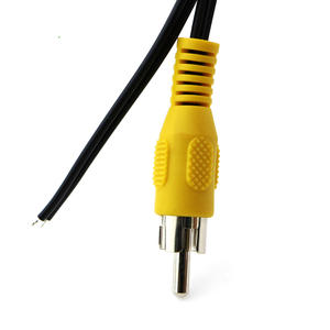 Fabricación RCA macho enchufe PVC Tipo de moldura conector montaje de cable de audio - Product Image 4