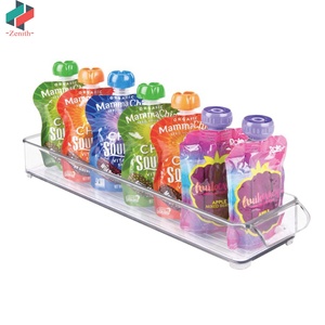 <span class=keywords><strong>Bac</strong></span> peu profond en PET transparent sans BPA de 1 à 3 L pour réfrigérateur, congélateur, tiroirs de placard, empilable, organisateur de <span class=keywords><strong>rangement</strong></span> de cuisine - Product Image 1