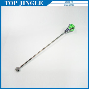 Ensemble de 6 fourchettes à fruits en forme de fleur en acier inoxydable et acrylique - Product Image 6