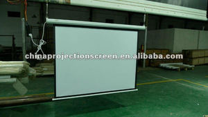 Écran de projection motorisé pour projecteur de <span class=keywords><strong>plafond</strong></span> en fibre de verre blanche de haute qualité 16:9 400 pouces 16:9 pour la maison, format disponible - Product Image 5