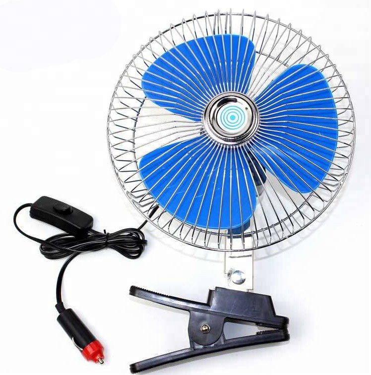 Автомобильный вентилятор 12v/24v 2-переключатель скорости мини-вентилятор для автомобилей с зажимом