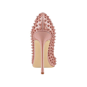 AL-1133 nouveauté Chic Rivet dames bureau Sexy fête porter 12cm chaussures à talons hauts femmes pompe <span class=keywords><strong>de</strong></span> mariage chaussures habillées - Product Image 3