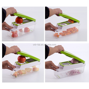 Buena cortadora <span class=keywords><strong>de</strong></span> verduras trituradora cortador <span class=keywords><strong>rallador</strong></span> <span class=keywords><strong>de</strong></span> helicóptero Maestro <span class=keywords><strong>de</strong></span> cocina con contenedor y <span class=keywords><strong>tapa</strong></span> - Product Image 3