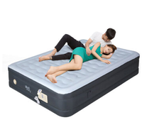 Lit d'air gonflable avec pompe intégrée pour extérieur intérieur