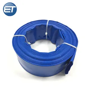 Chine fabrication EASTOP vert 6 pouce pvc d'irrigation à plat tuyau De Vidange 100 m