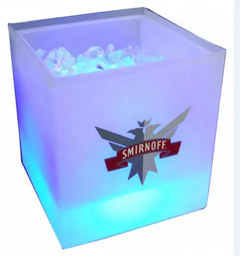 Wasserdichte LED leichte Eis kübel Eis kühler Box