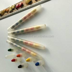 7 Kleur Bullet Vorm Gestapelde Plastic Krijt Voor Kinderen (LLC51003) - Product Image 3