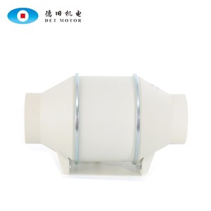 Hvac Hệ thống trục thông gió xả nhựa nhỏ 100mm AC im lặng 4 inch điện 220V trong dòng Duct <span class=keywords><strong>Fan</strong></span> - Product Image 3