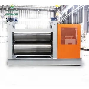 expanded mesh flattening machine