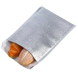 Sacos isolados de folha de alumínio do sanduíche, saco térmico para armazenamento de alimentos
